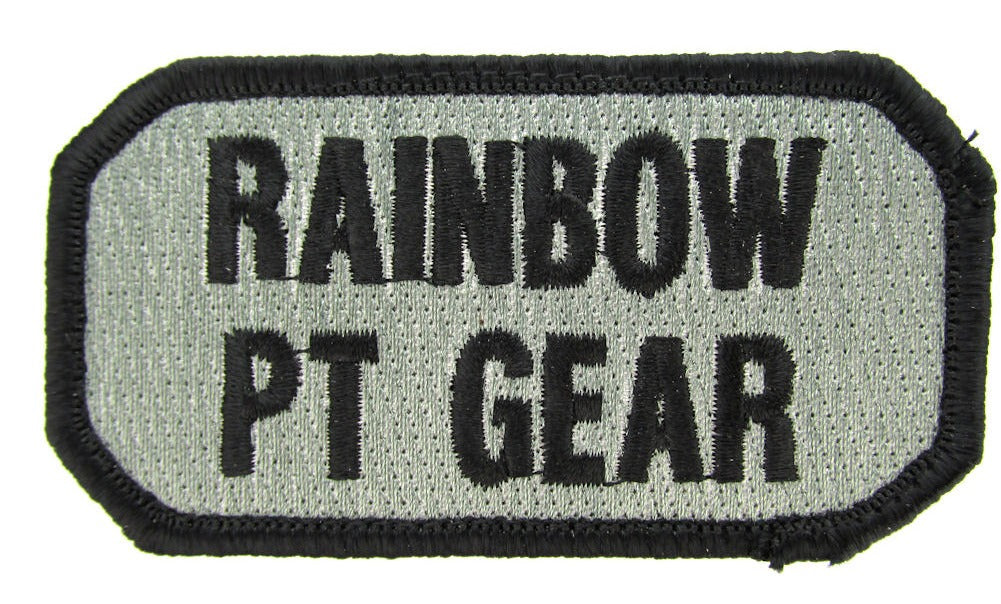 CLEARANCE - RAINBOW PT GEAR Morale Patch - Various Colors