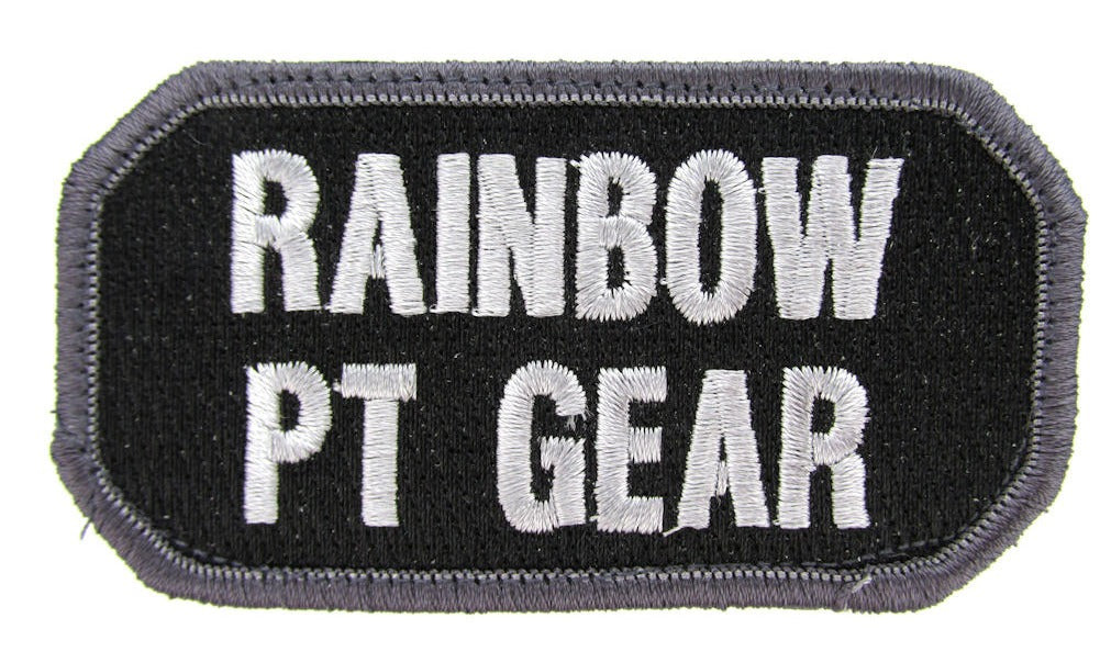 CLEARANCE - RAINBOW PT GEAR Morale Patch - Various Colors