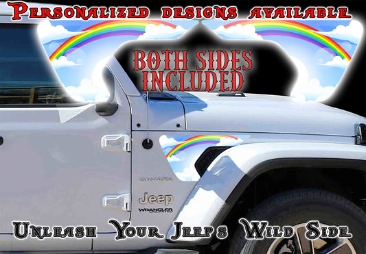 Rainbow sky fender vent for the JL or JT 2018 or newer