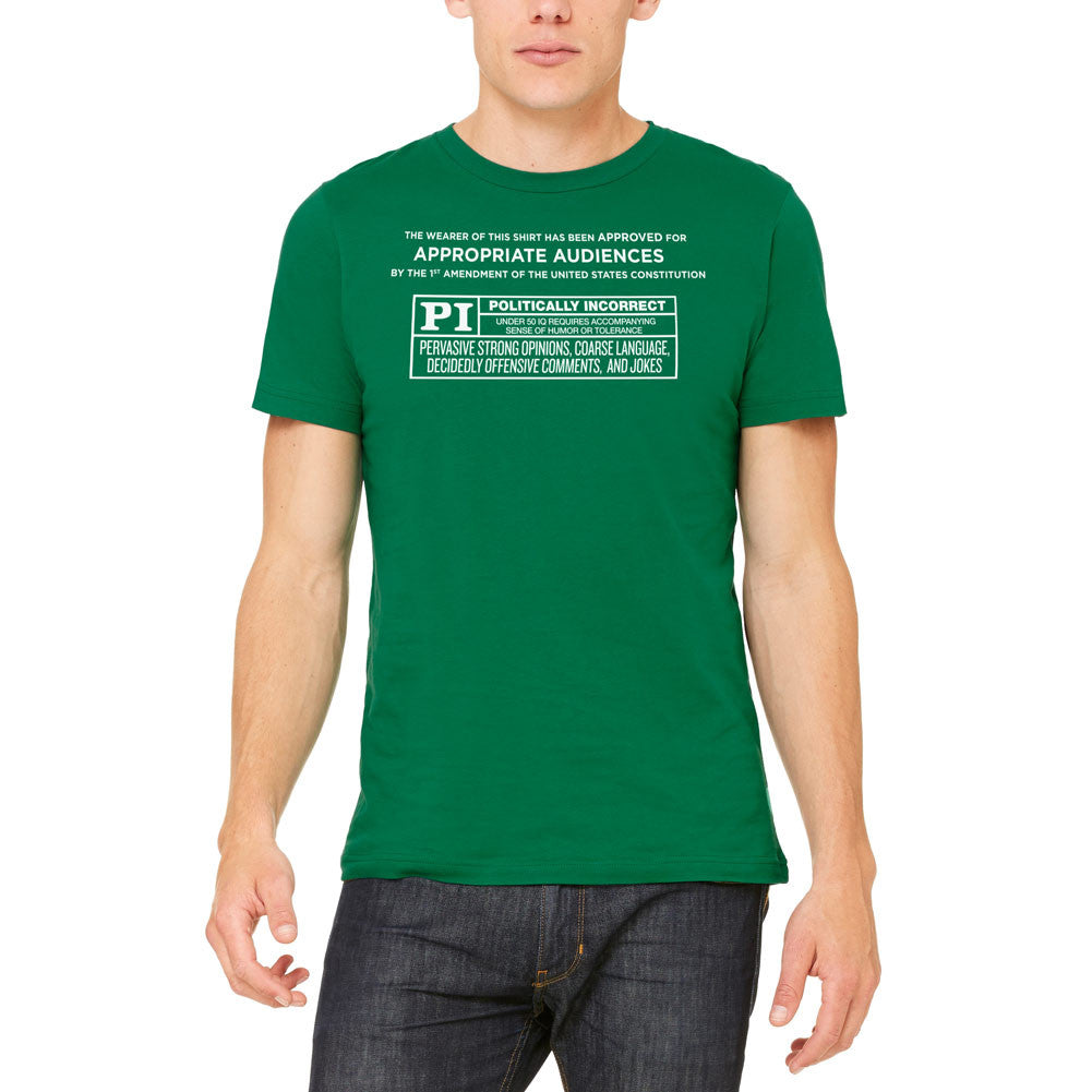 Rated Politically Incorrect T-Shirt