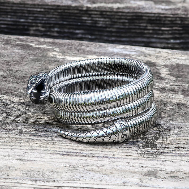 Rattlesnake Stainless Steel Snake Bracelet