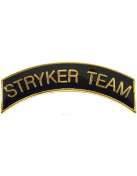 ROTC Metal Arc Tab - STRYKER TEAM