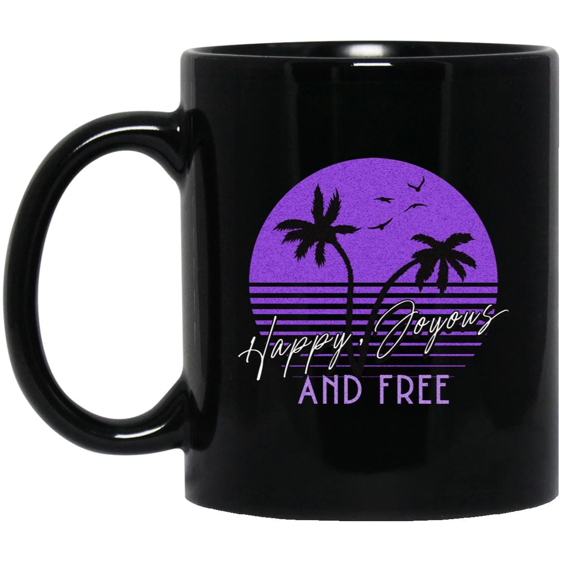 Recovery Coffee Mug | Inspiring Sobriety |  Happy, Joyous & Free Sunset