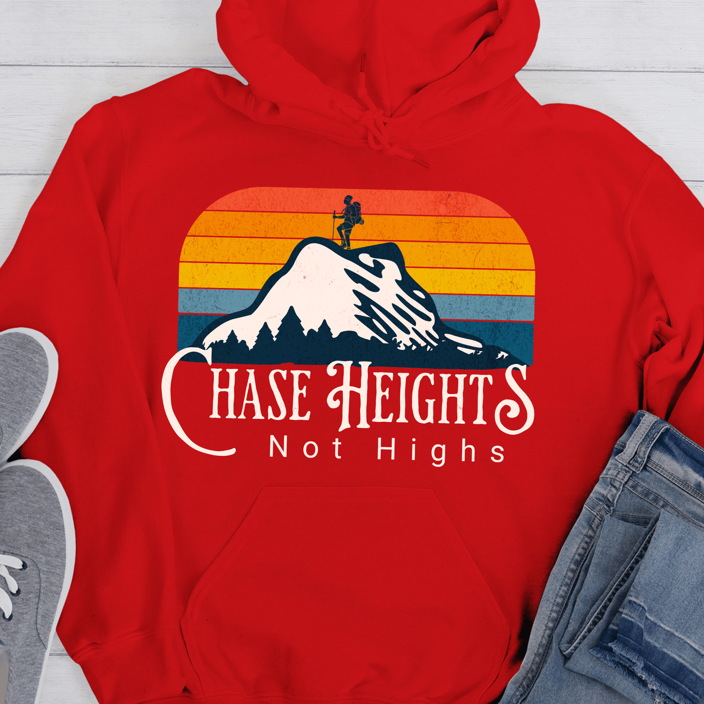 Recovery Hoodie | Inspiring Sobriety | Chase Heights, Not Highs