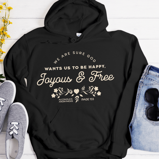 Recovery Hoodie | Inspiring Sobriety |  Happy, Joyous & Free Page 133