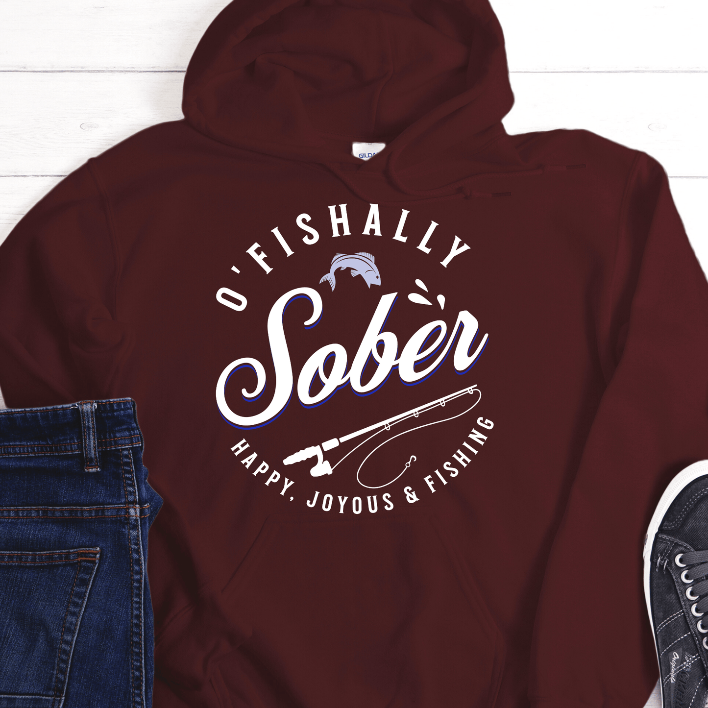 Recovery Hoodie | Inspiring Sobriety |  O'Fishally Sober