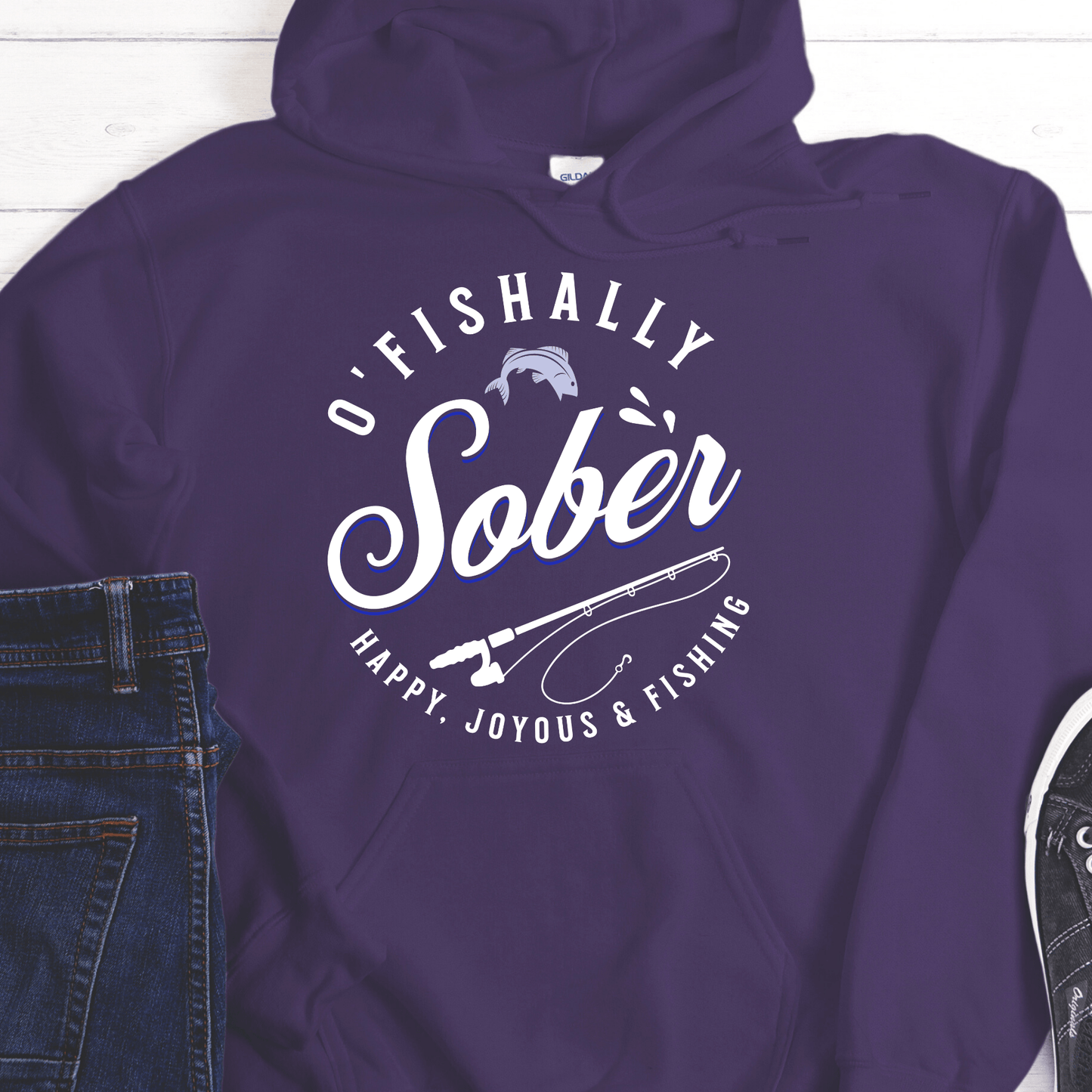 Recovery Hoodie | Inspiring Sobriety |  O'Fishally Sober
