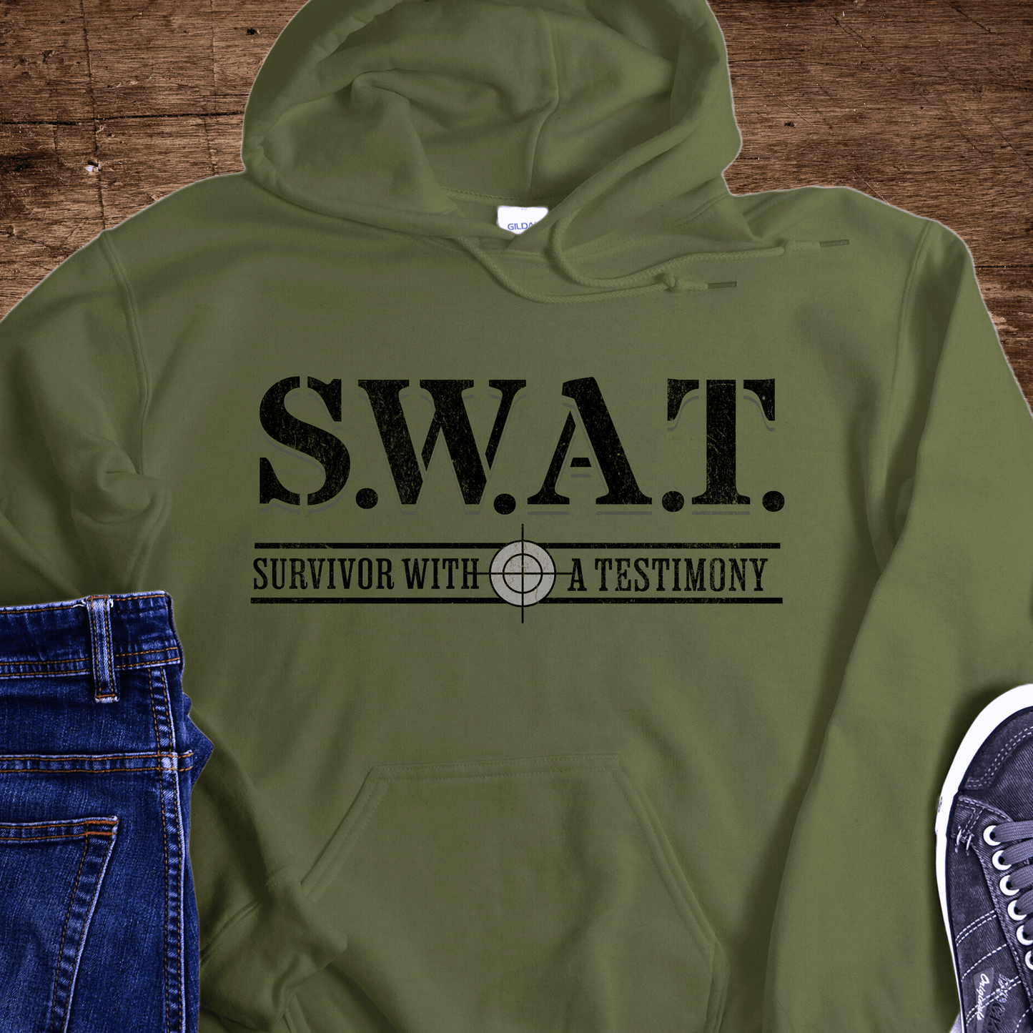 Recovery Hoodie | Inspiring Sobriety |  S.W.A.T. - Survivor With a Testimony