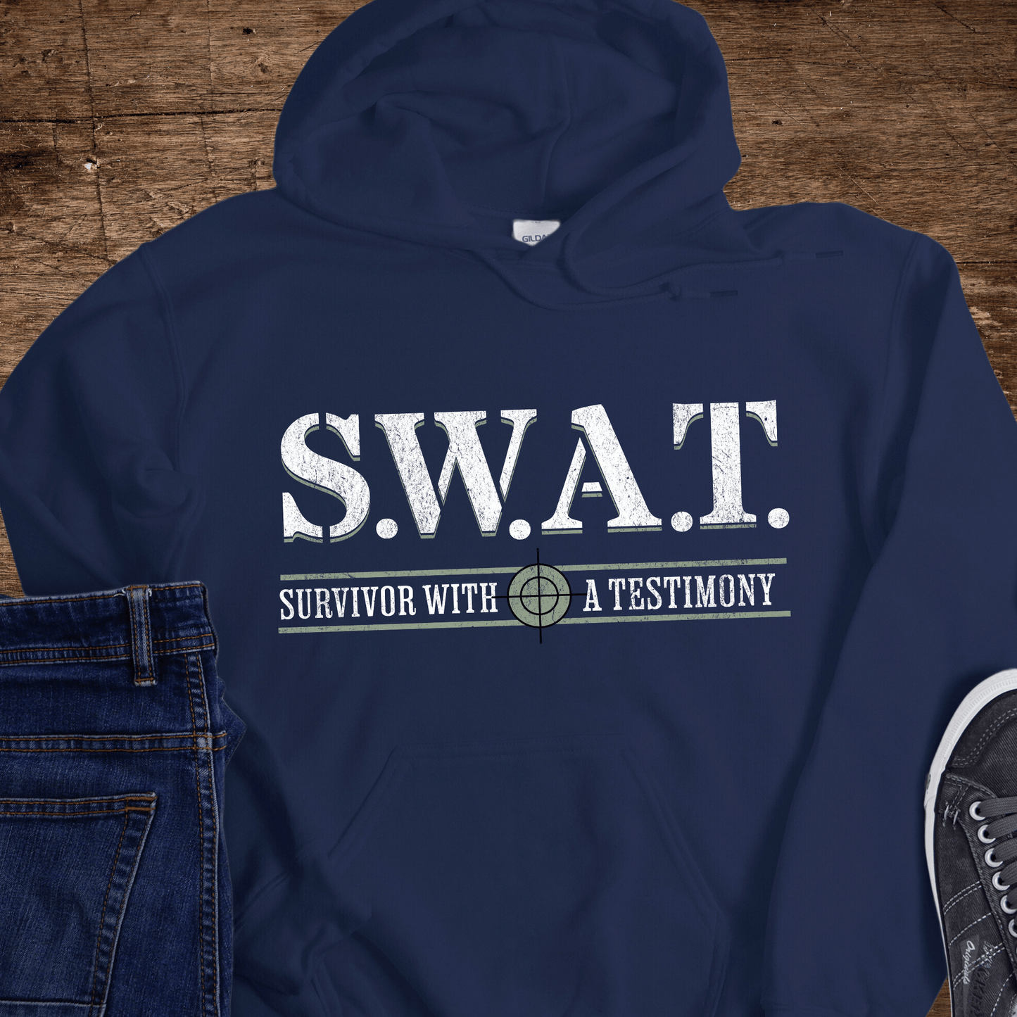 Recovery Hoodie | Inspiring Sobriety |  S.W.A.T. - Survivor With a Testimony