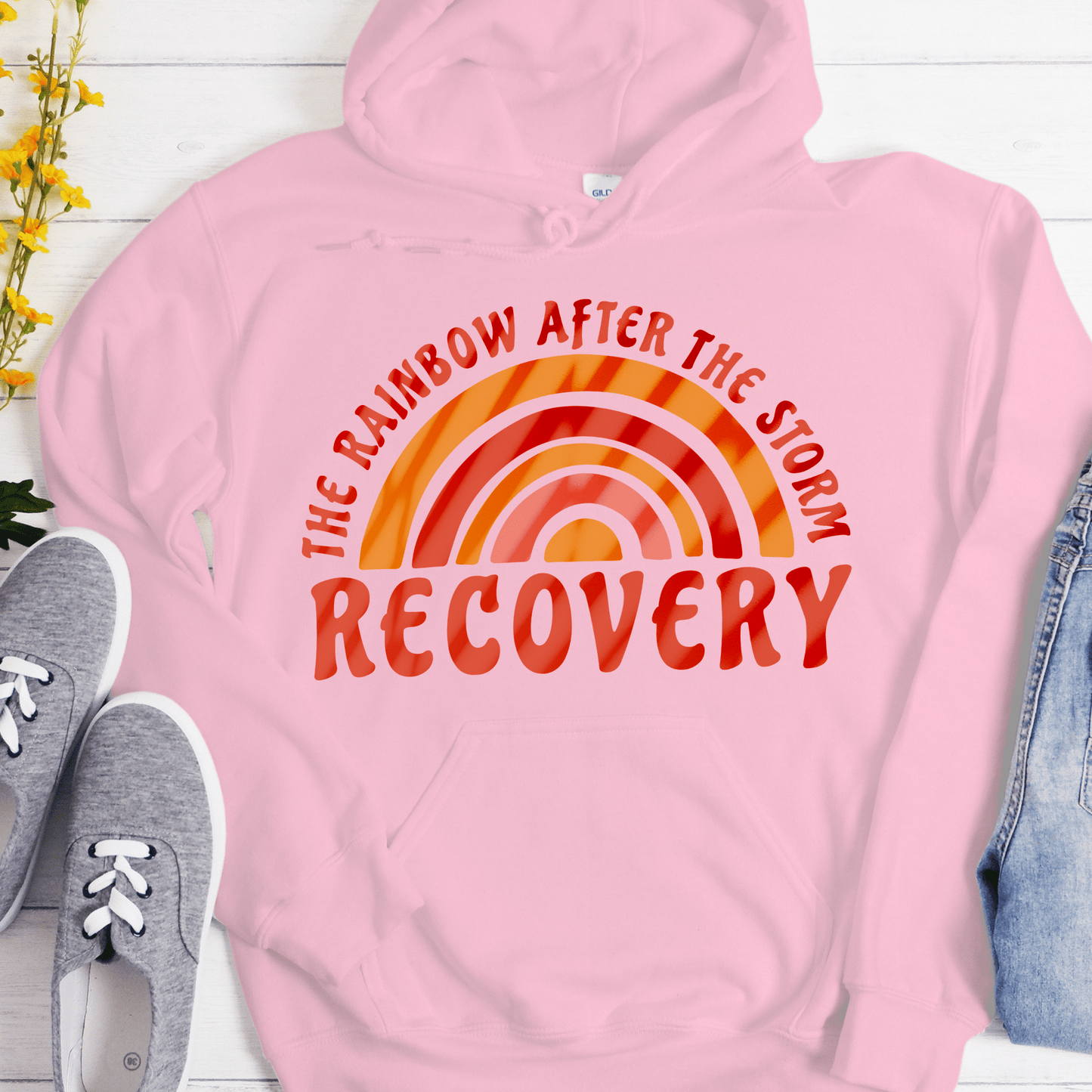 Recovery Hoodie | Inspiring Sobriety |  The Rainbow After The Storm