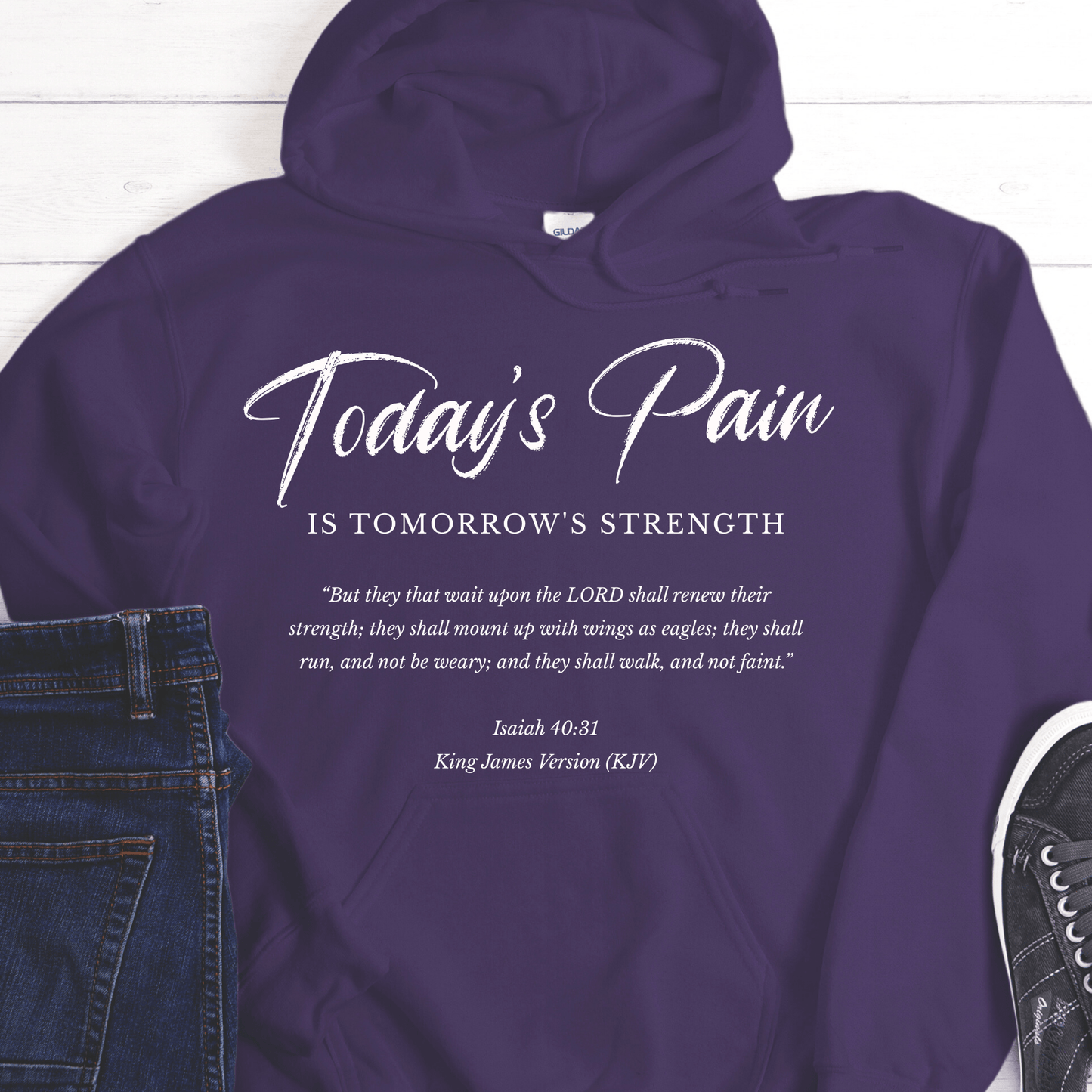 Recovery Hoodie | Inspiring Sobriety |  Today's Pain Is Tomorrow's Strength