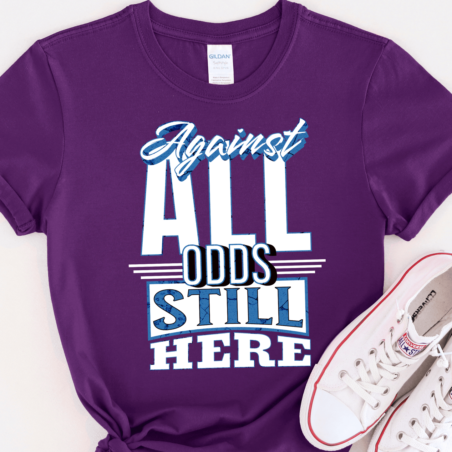 Recovery T-Shirt | Inspiring Sobriety | Against All Odds Still Here
