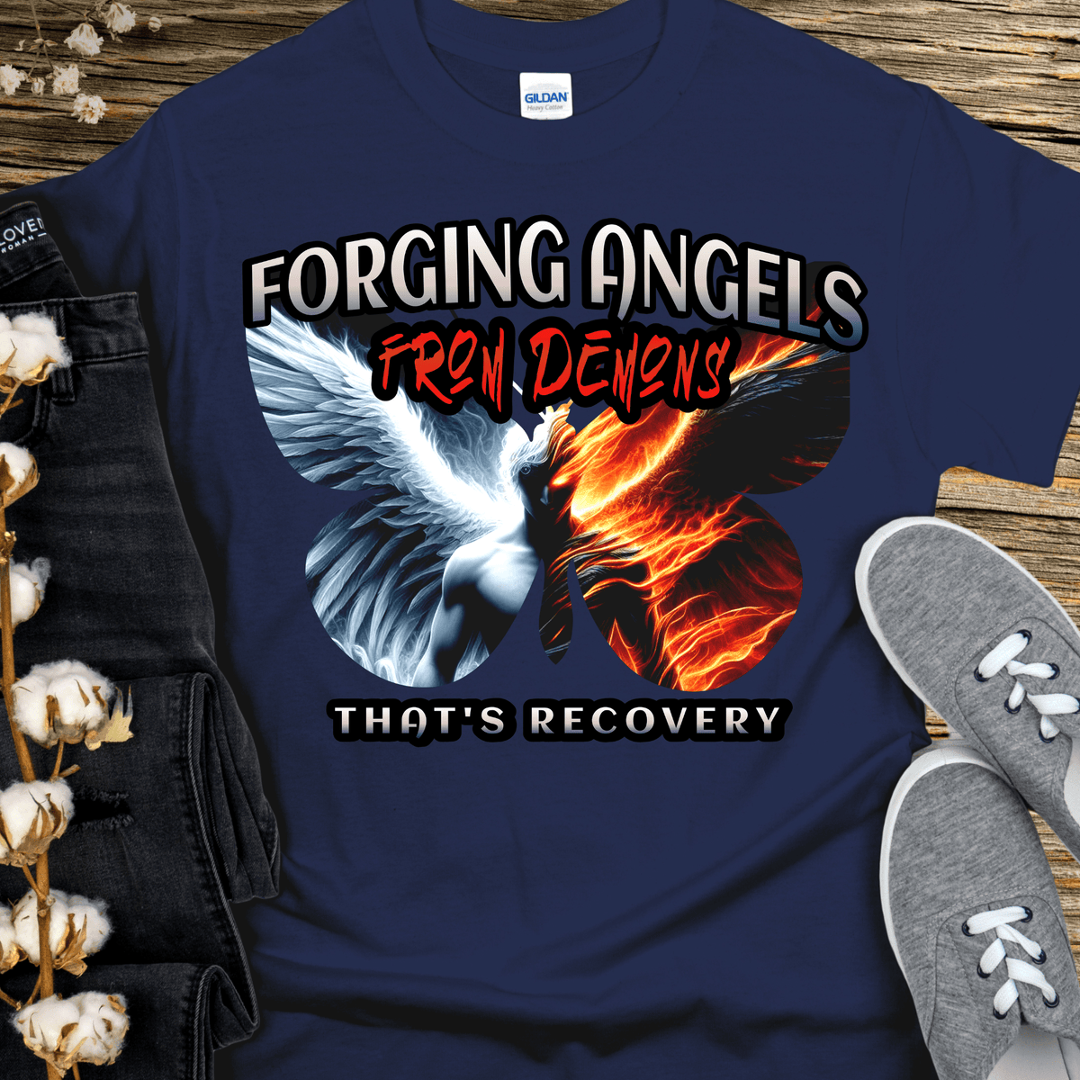Recovery T-Shirt | Inspiring Sobriety |  Angels From Demons