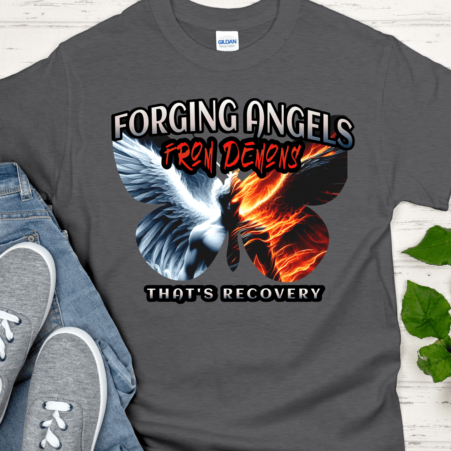 Recovery T-Shirt | Inspiring Sobriety |  Angels From Demons