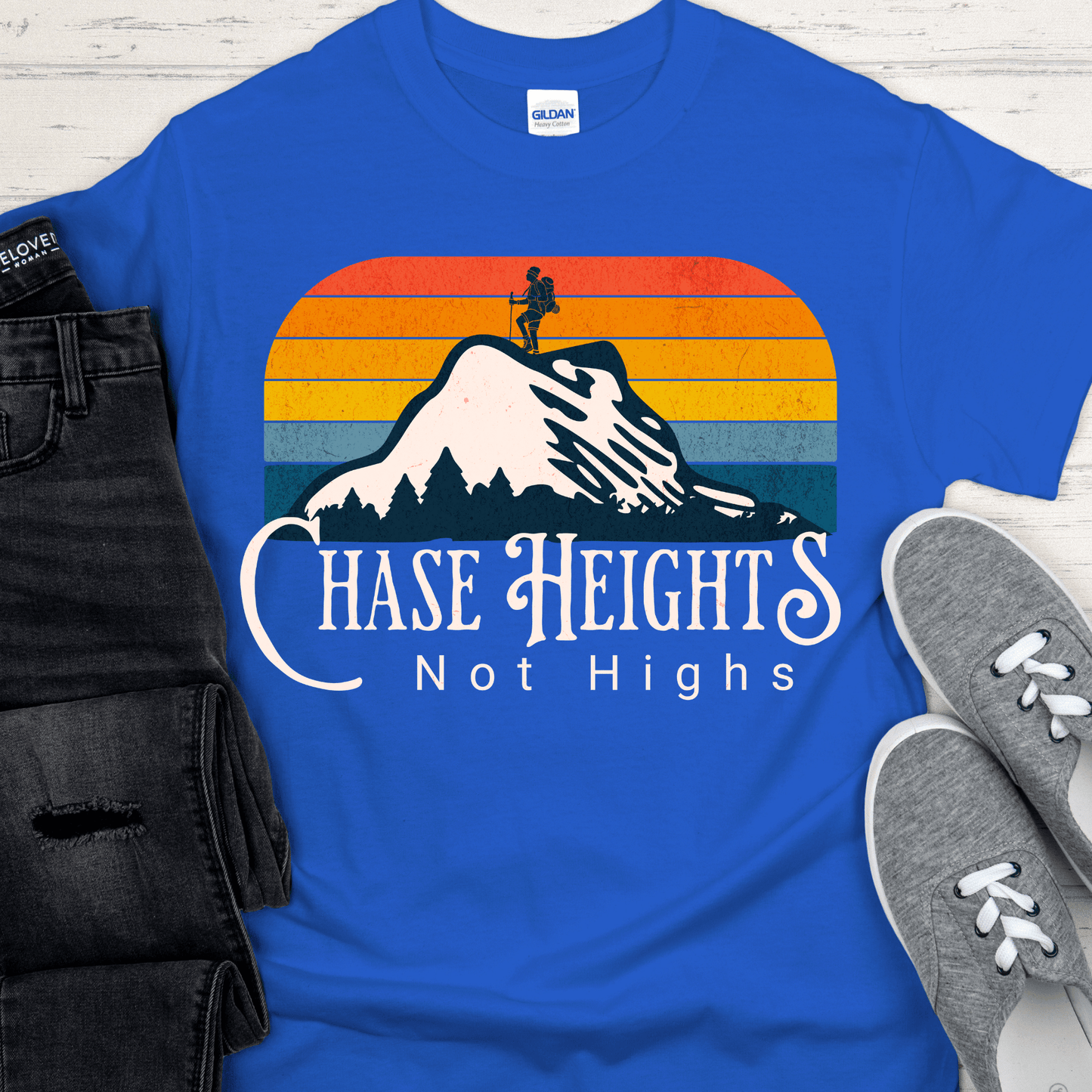 Recovery T-Shirt | Inspiring Sobriety | Chase Heights, Not Highs