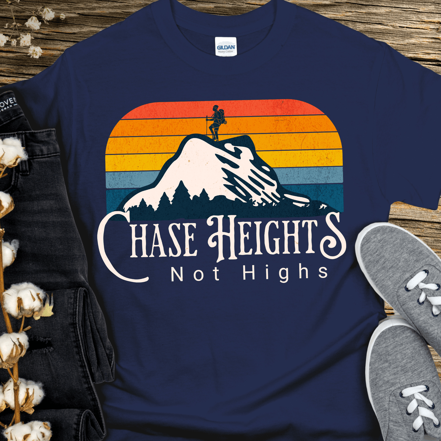 Recovery T-Shirt | Inspiring Sobriety | Chase Heights, Not Highs
