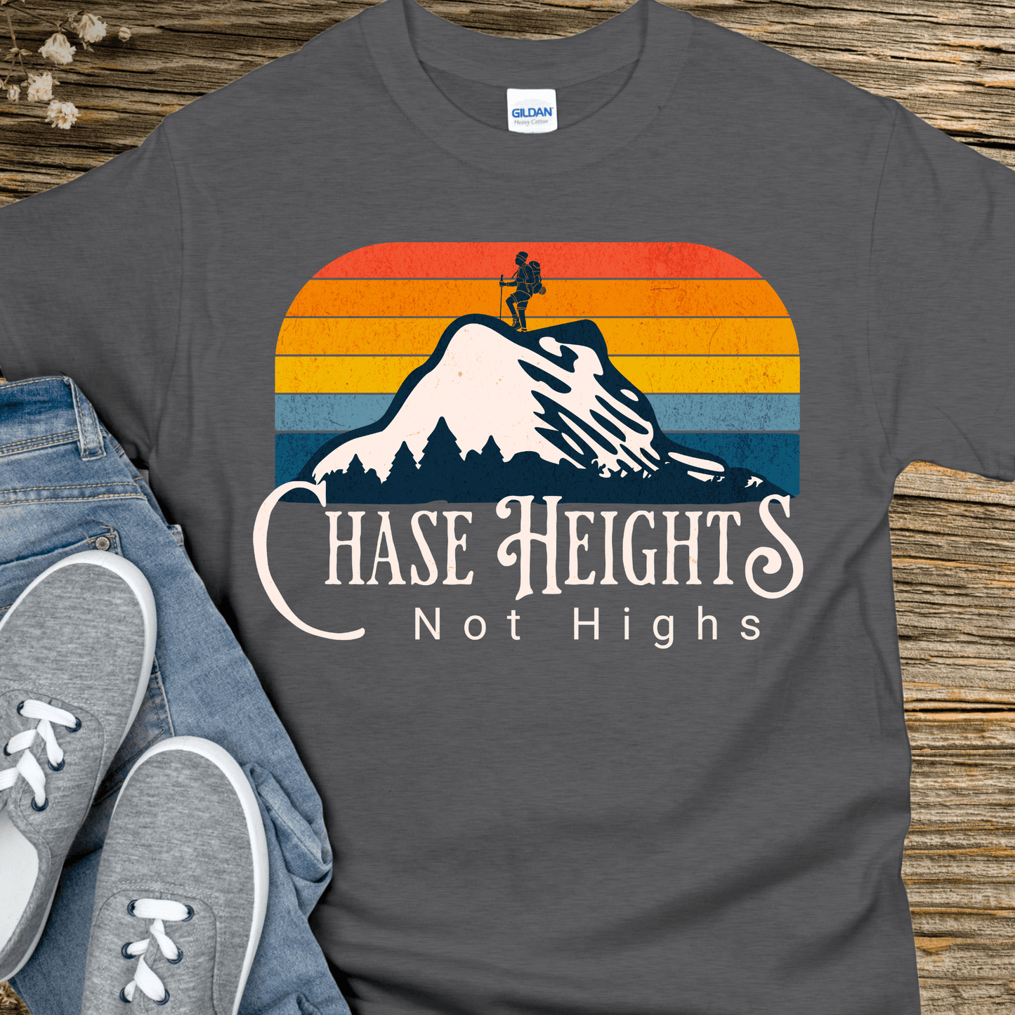 Recovery T-Shirt | Inspiring Sobriety | Chase Heights, Not Highs