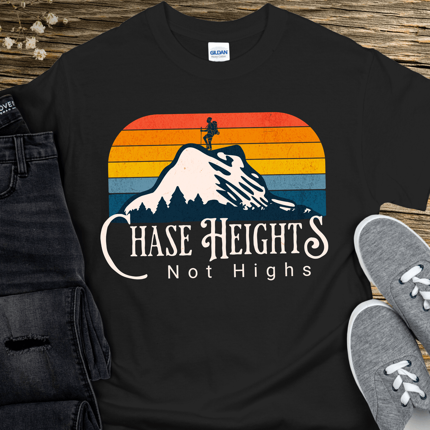 Recovery T-Shirt | Inspiring Sobriety | Chase Heights, Not Highs