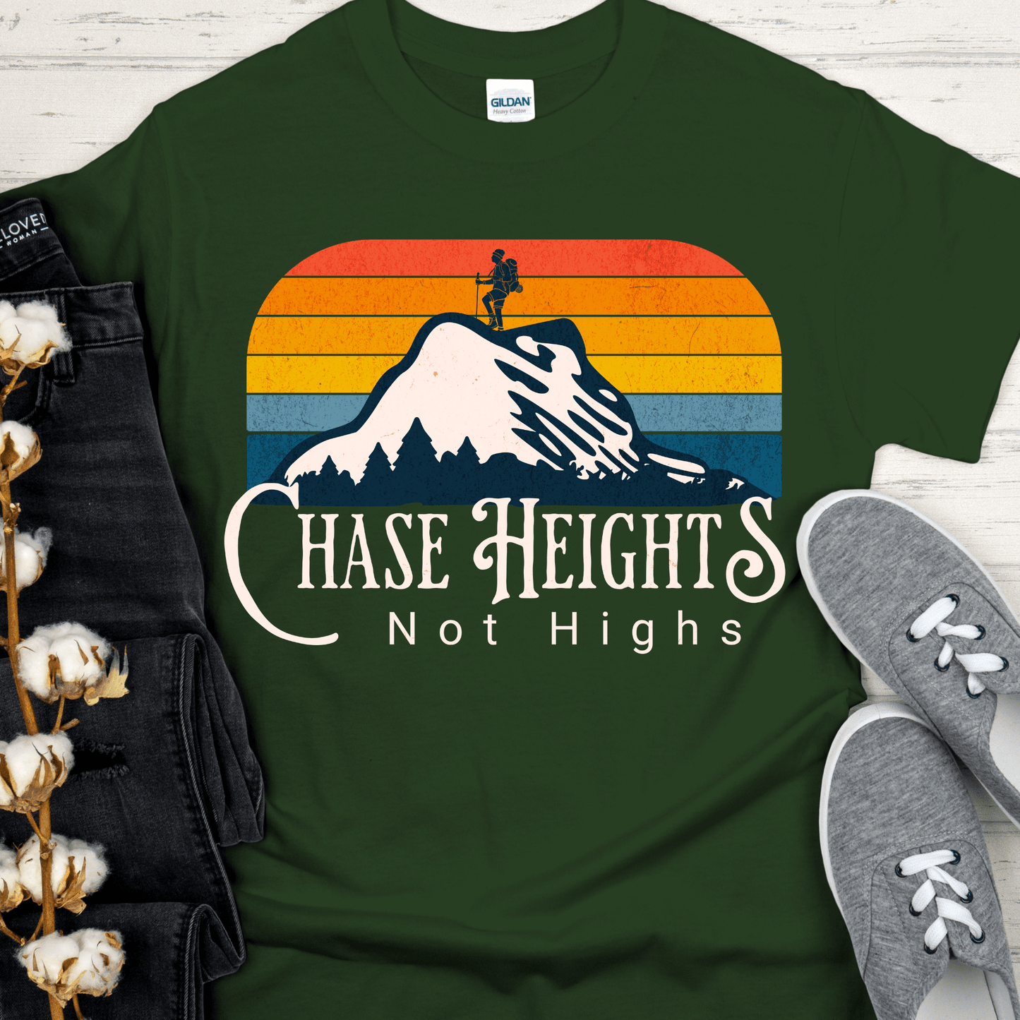 Recovery T-Shirt | Inspiring Sobriety | Chase Heights, Not Highs