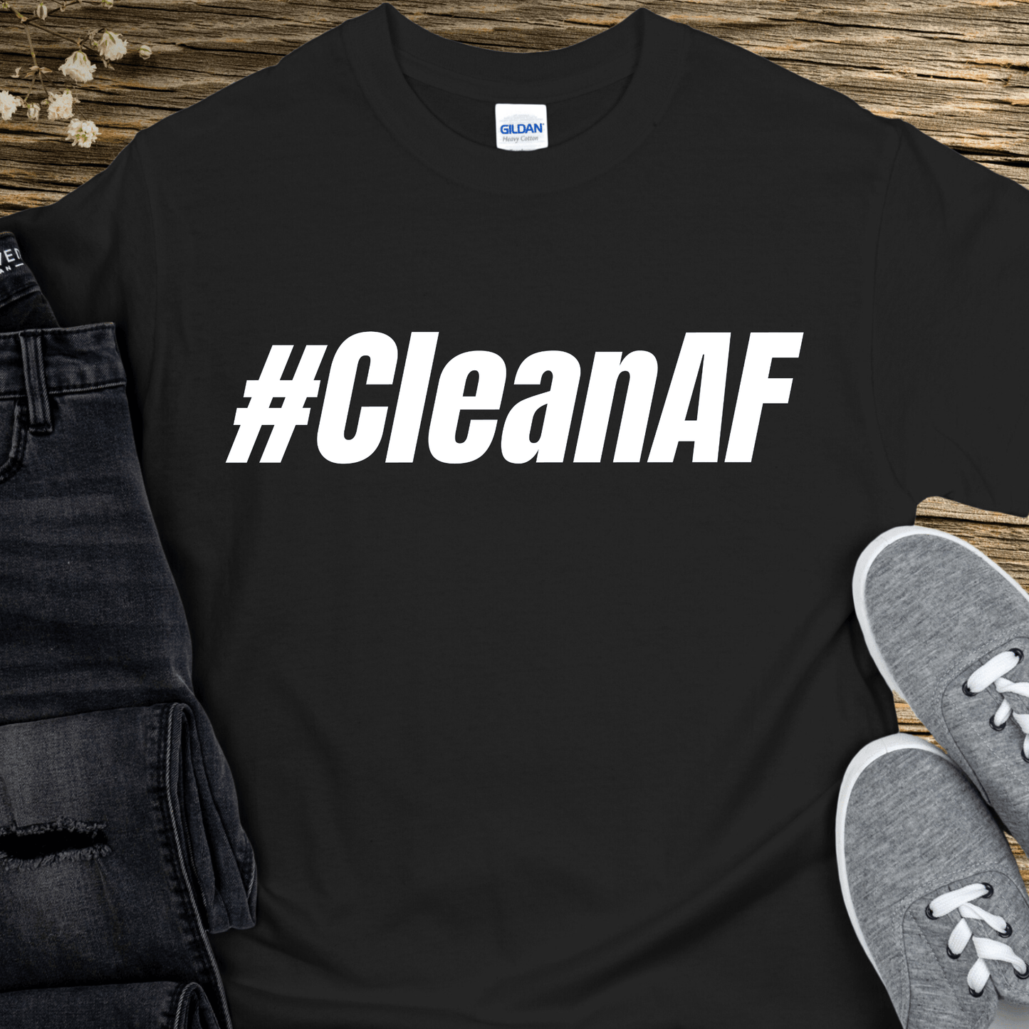 Recovery T-Shirt | Inspiring Sobriety |  #CleanAF