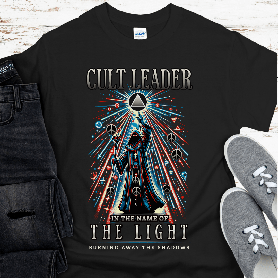 Recovery T-Shirt | Inspiring Sobriety |  Cult Leader (AA Symbol)