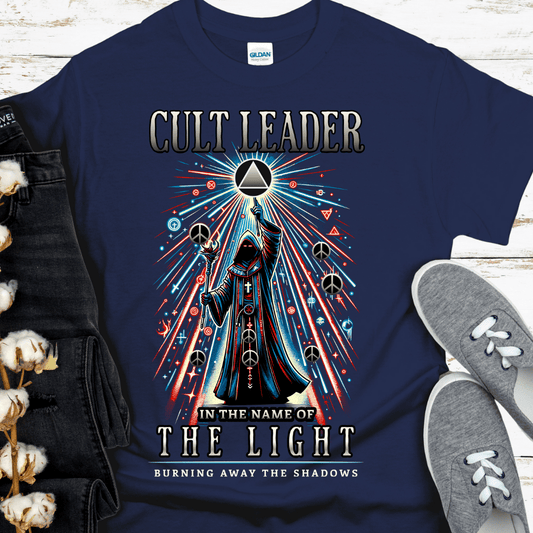 Recovery T-Shirt | Inspiring Sobriety |  Cult Leader (AA Symbol)