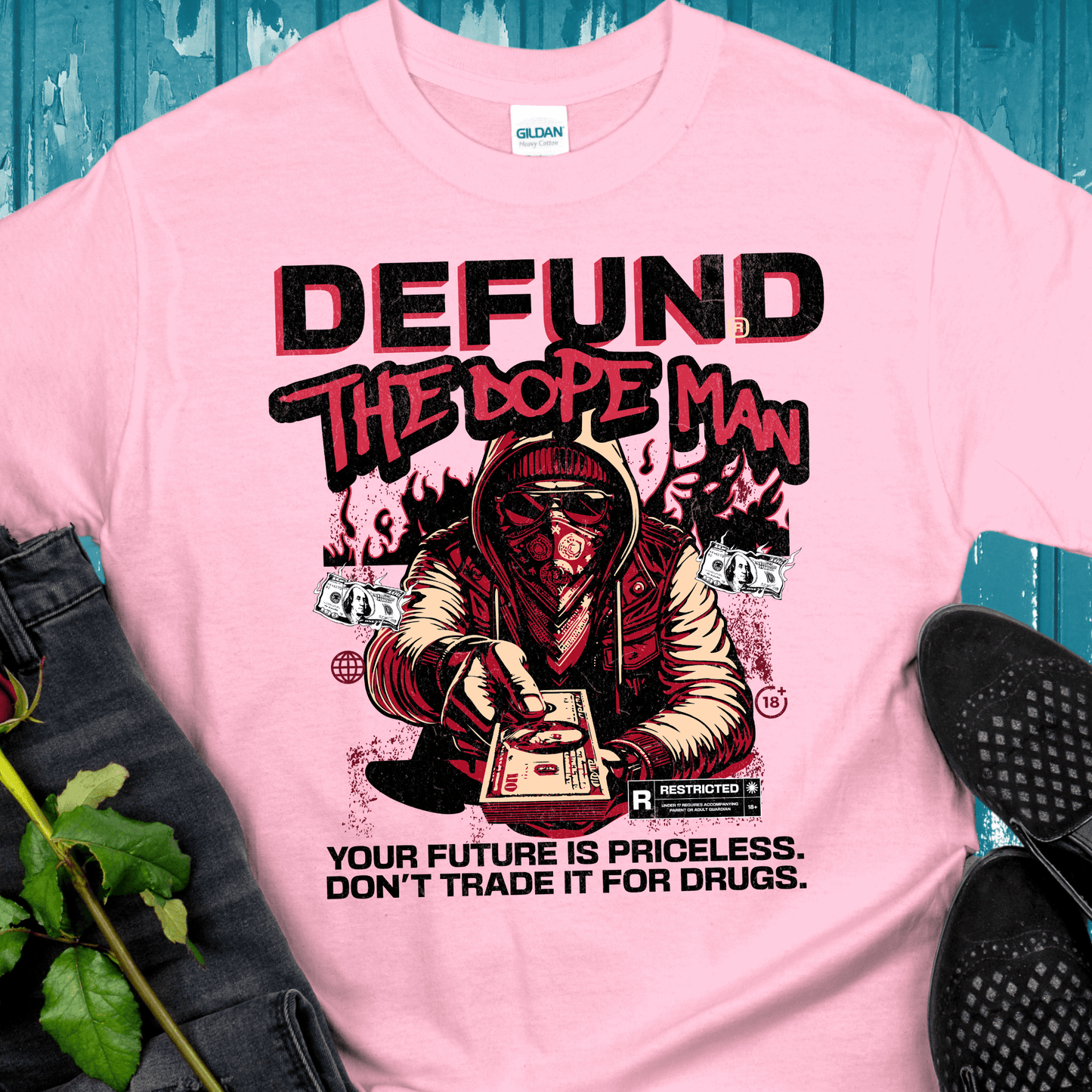 Recovery T-Shirt | Inspiring Sobriety |  Defund The Dope Man