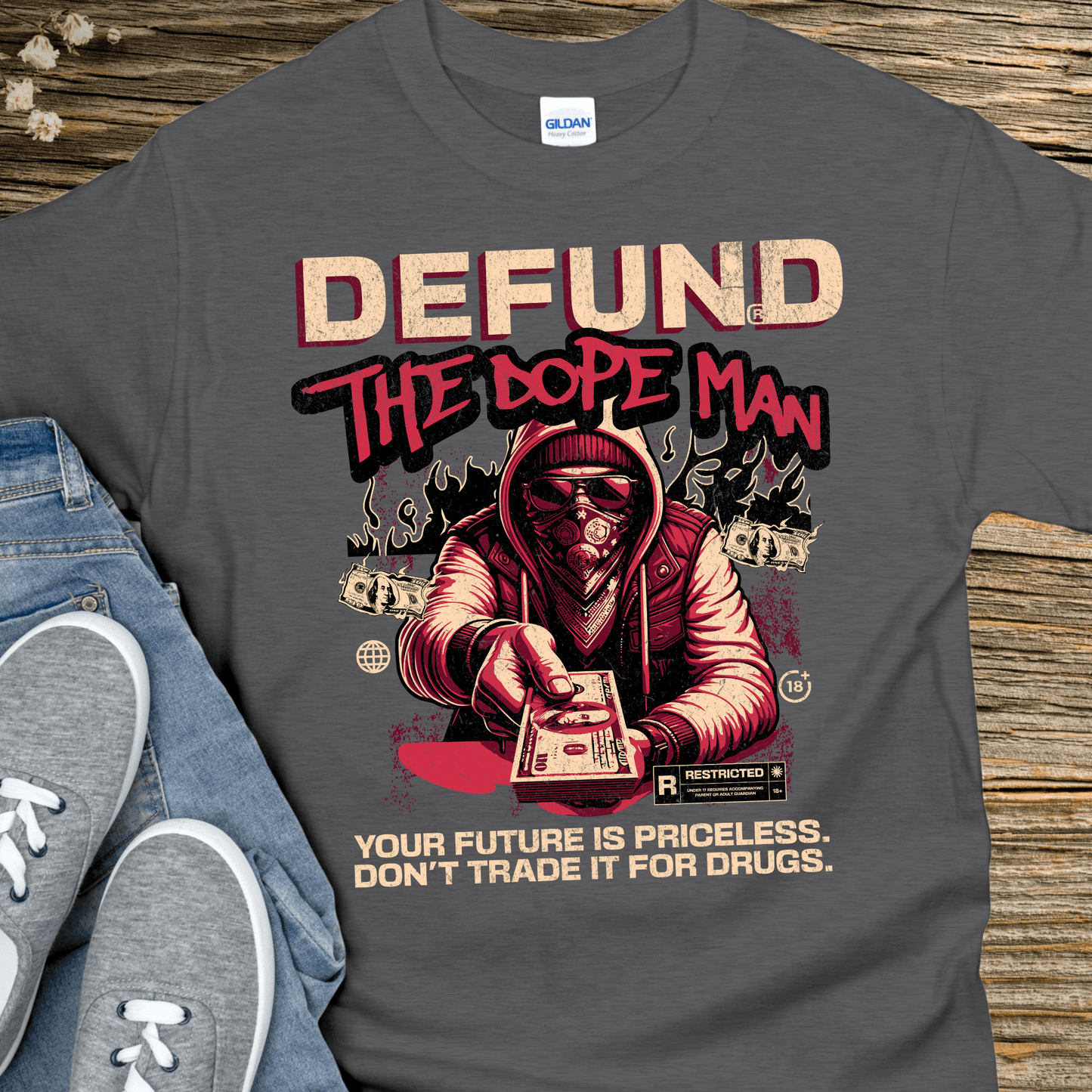 Recovery T-Shirt | Inspiring Sobriety |  Defund The Dope Man