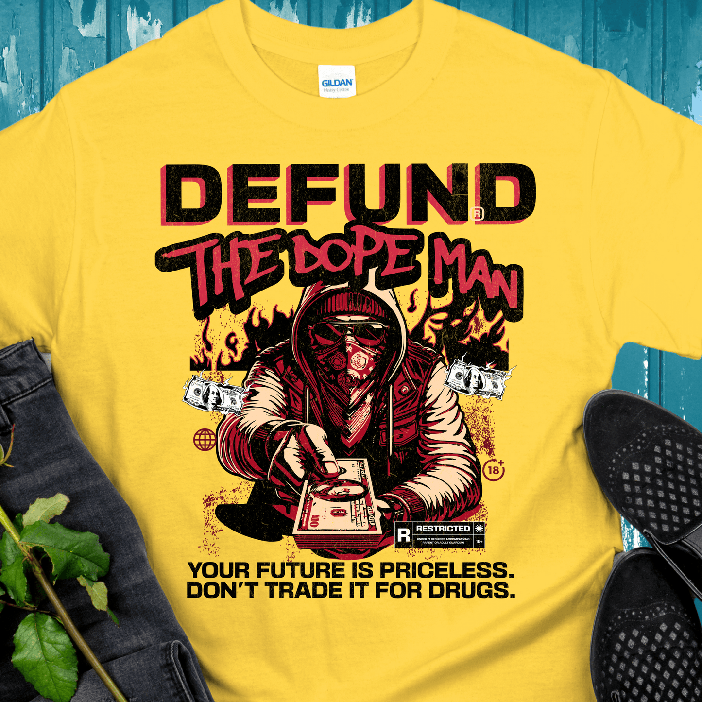 Recovery T-Shirt | Inspiring Sobriety |  Defund The Dope Man