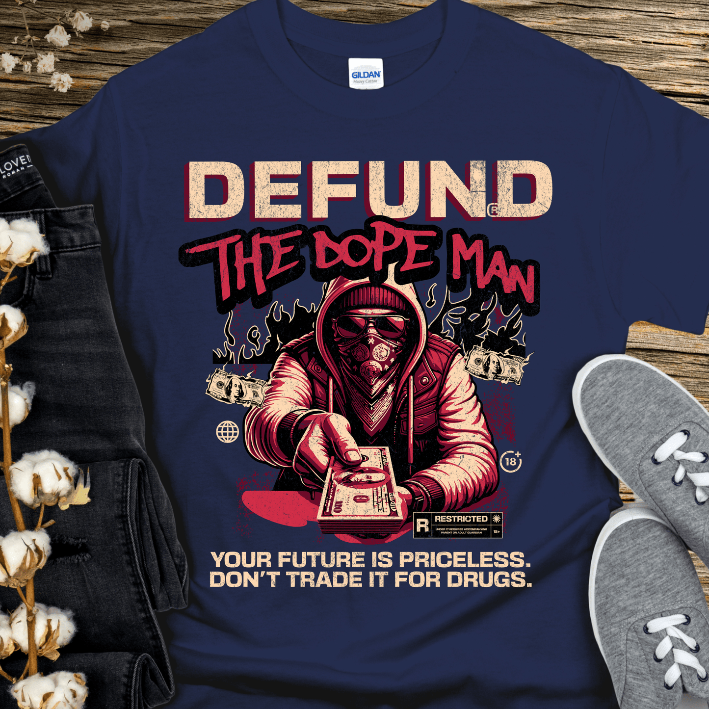 Recovery T-Shirt | Inspiring Sobriety |  Defund The Dope Man