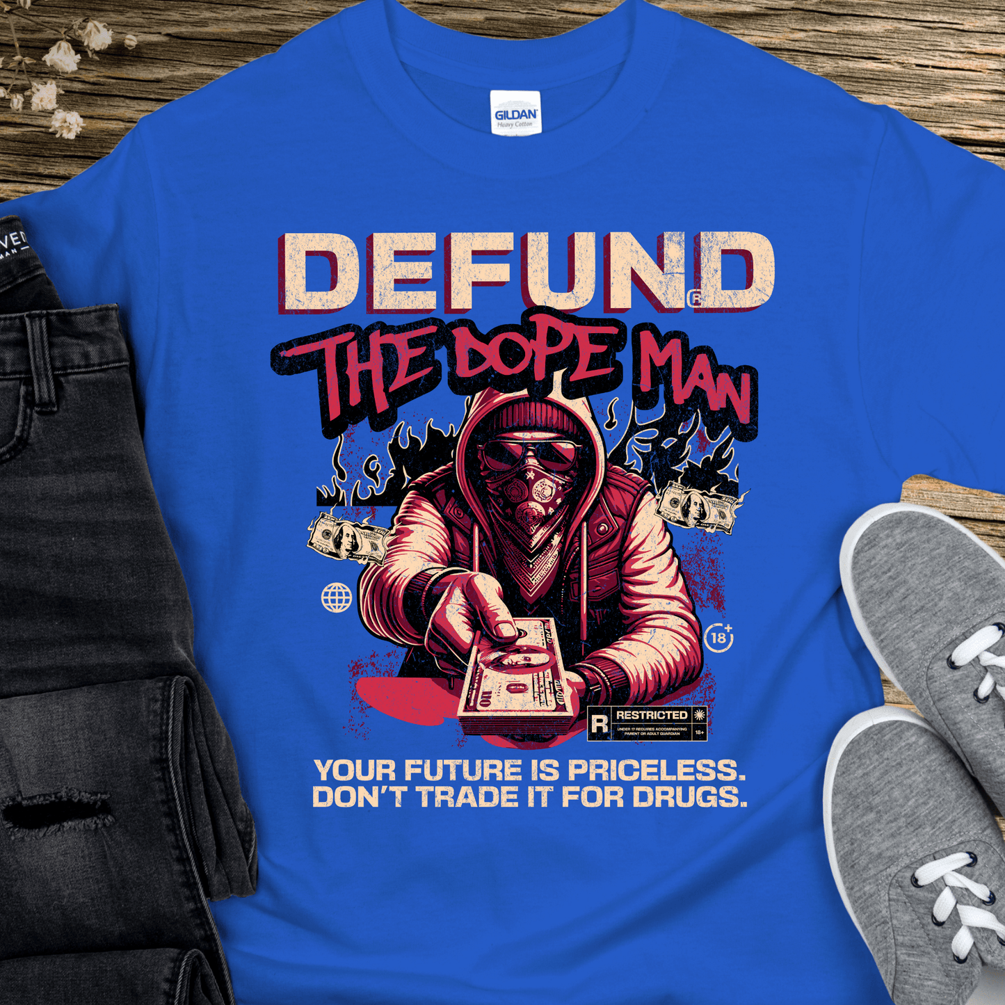 Recovery T-Shirt | Inspiring Sobriety |  Defund The Dope Man