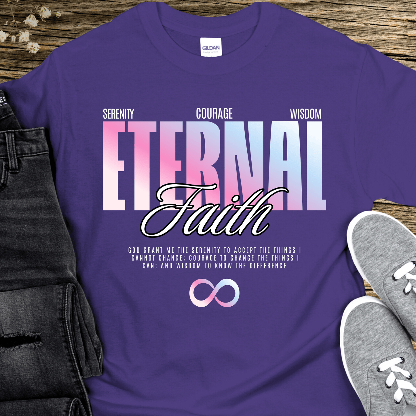 Recovery T-Shirt | Inspiring Sobriety |  Eternal Faith