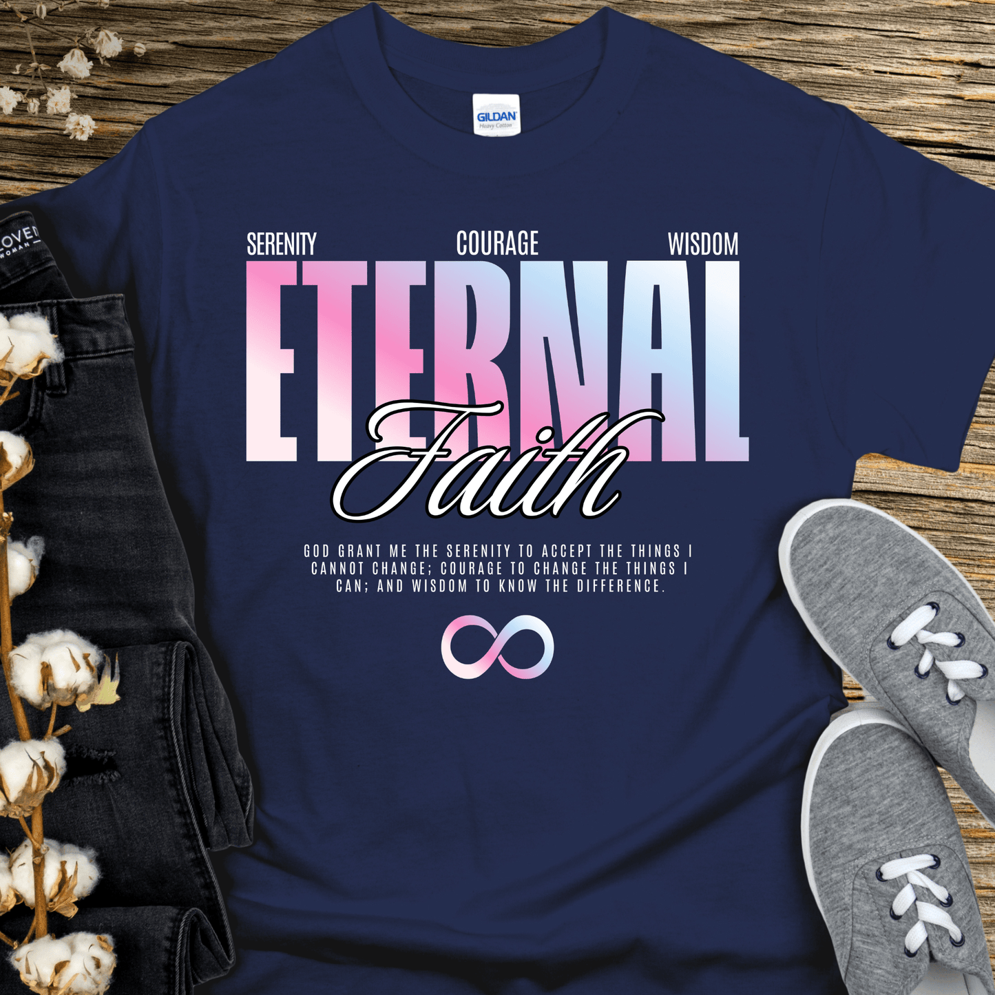 Recovery T-Shirt | Inspiring Sobriety |  Eternal Faith