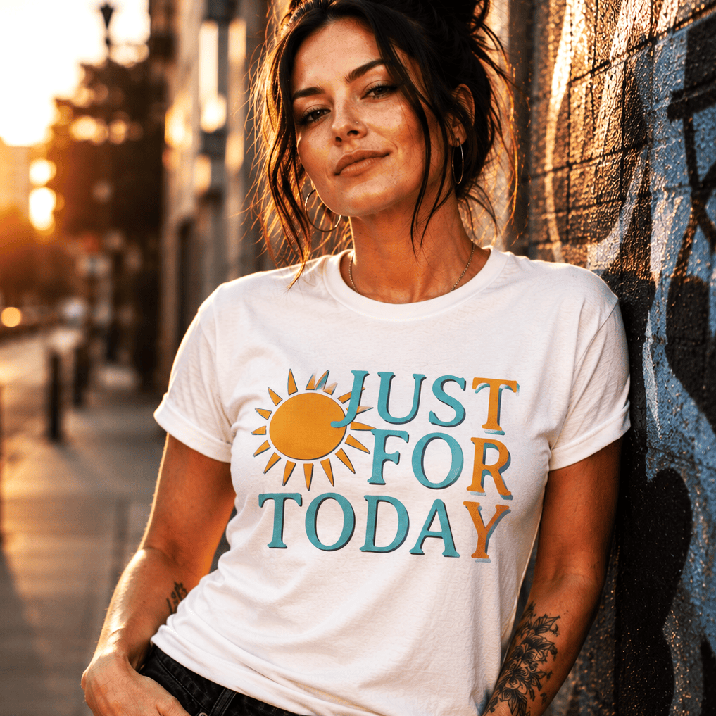 Recovery T-Shirt | Inspiring Sobriety |  Just For Today "TRY"