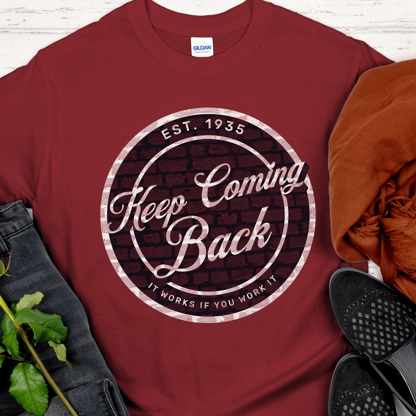Recovery T-Shirt | Inspiring Sobriety |  Keep Coming Back