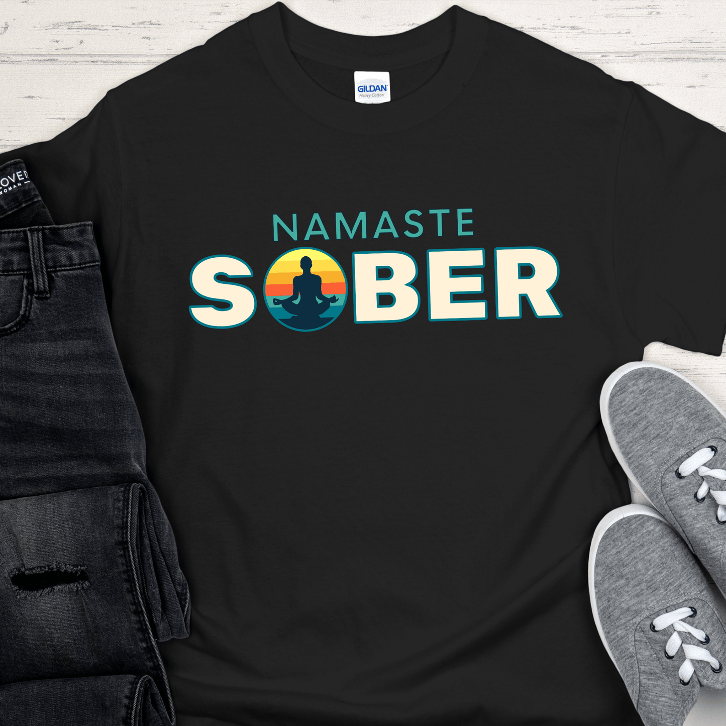 Recovery T-Shirt | Inspiring Sobriety |  Namaste Sober
