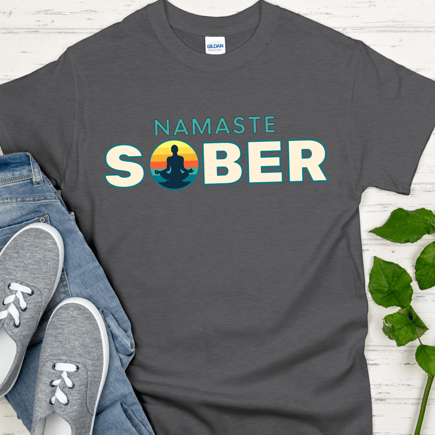 Recovery T-Shirt | Inspiring Sobriety |  Namaste Sober