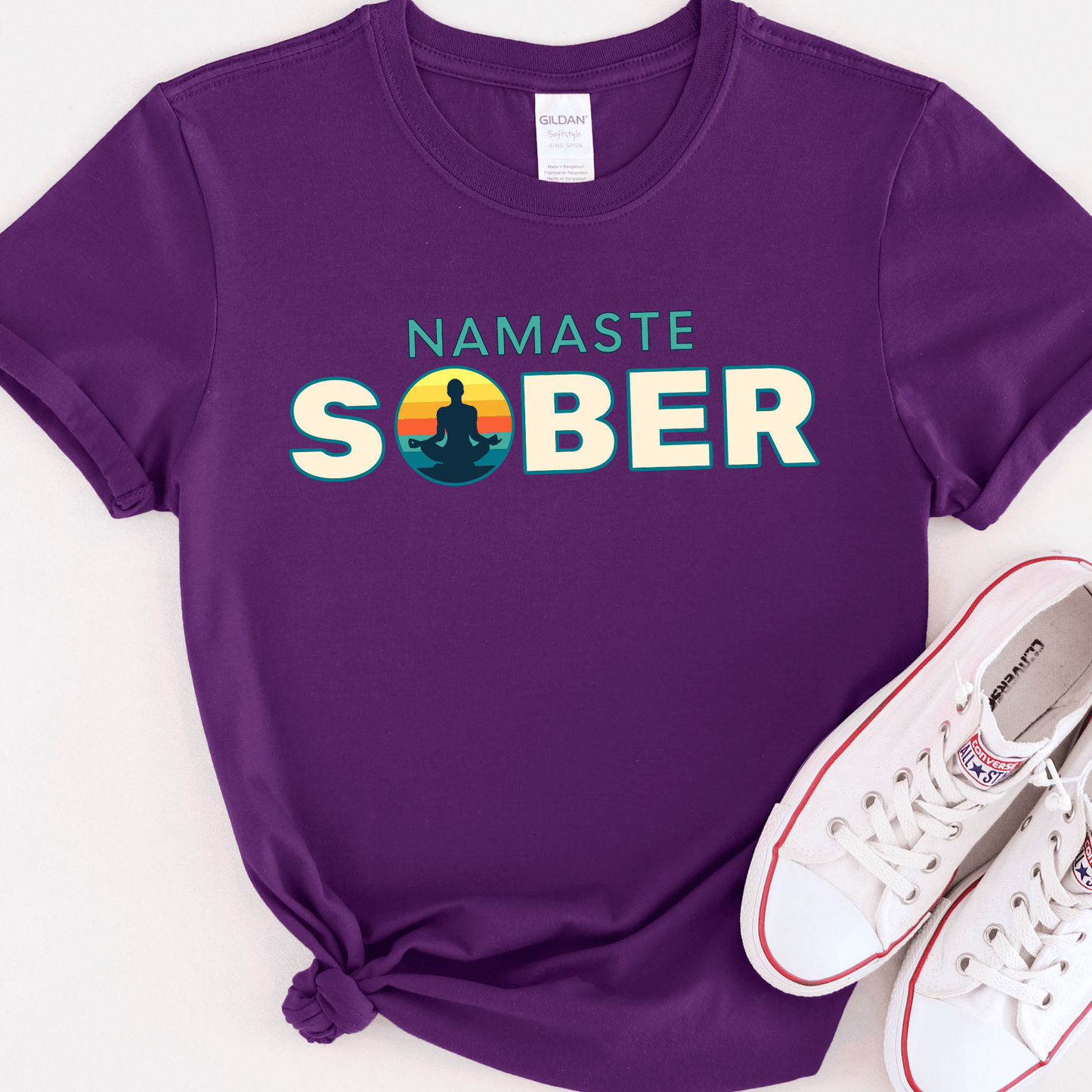Recovery T-Shirt | Inspiring Sobriety |  Namaste Sober