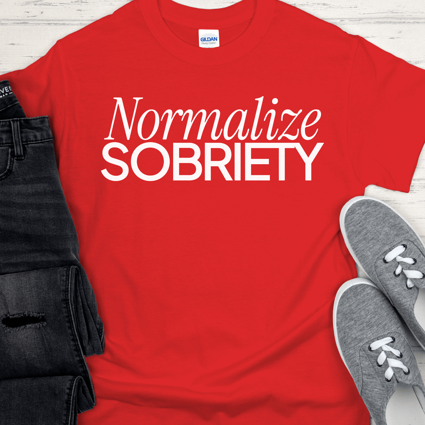 Recovery T-Shirt | Inspiring Sobriety | Normalize Sobriety