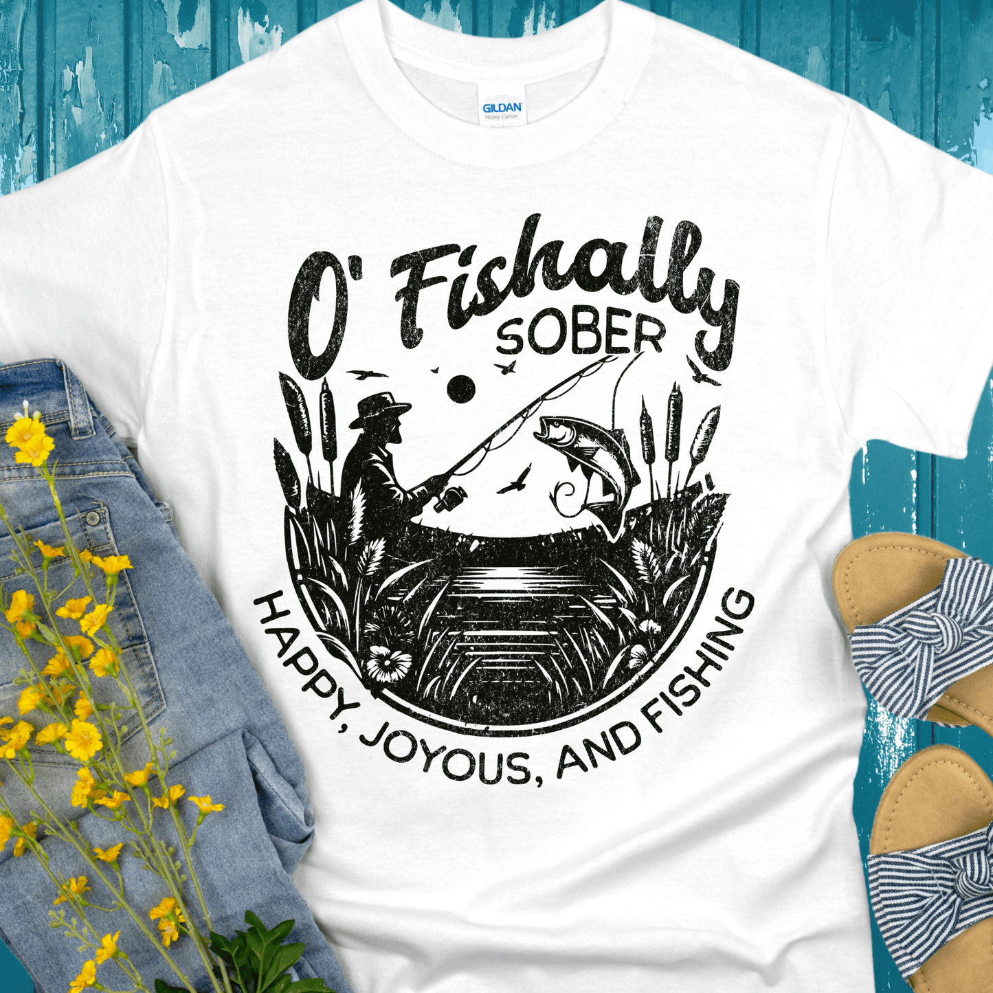Recovery T-Shirt | Inspiring Sobriety |  O'Fishally Sober