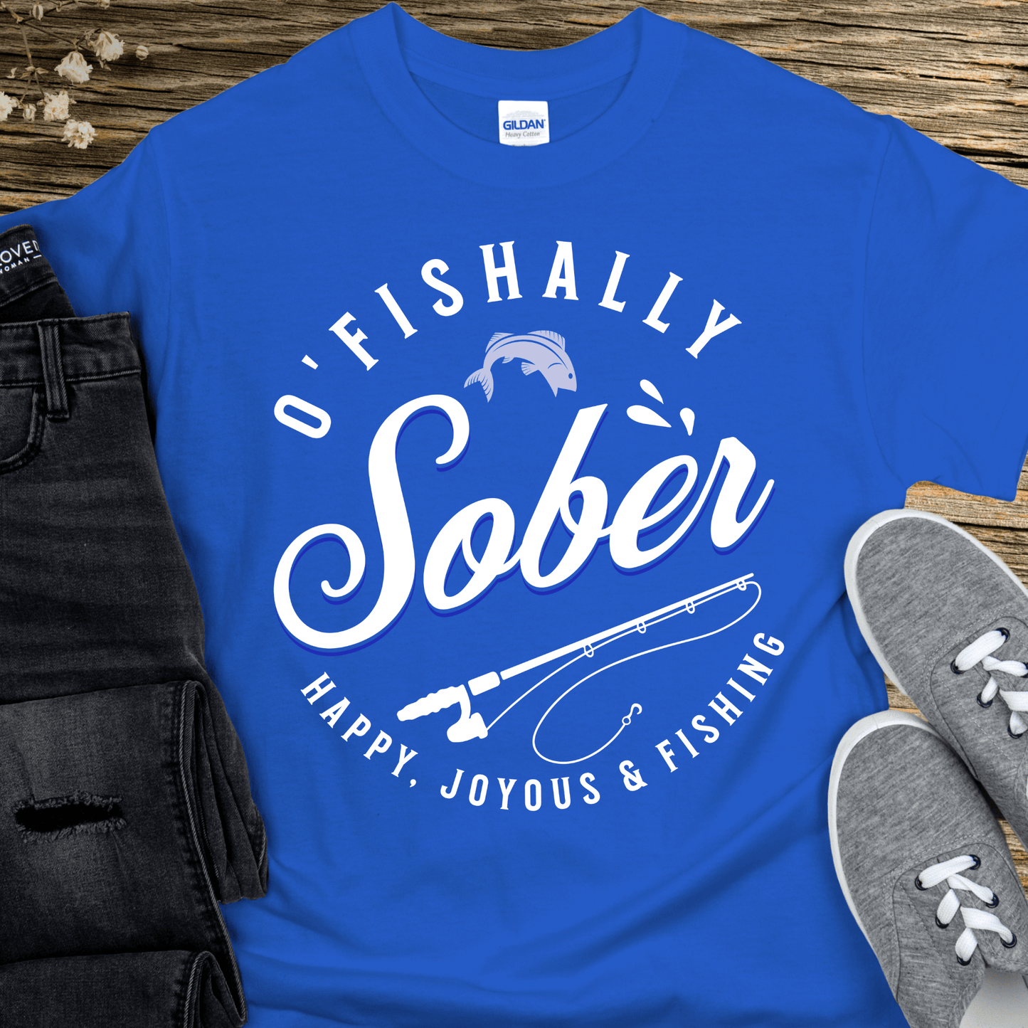 Recovery T-Shirt | Inspiring Sobriety |  O'Fishally Sober