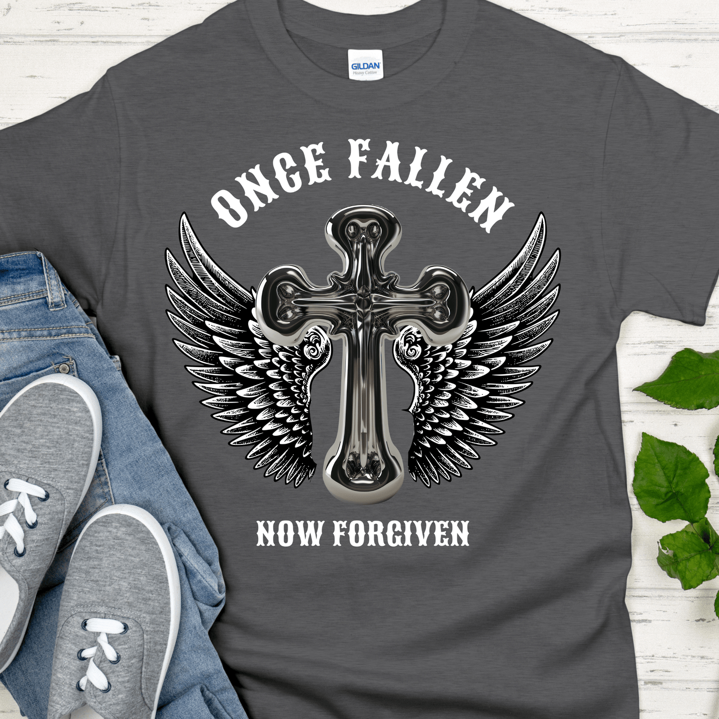 Recovery T-Shirt | Inspiring Sobriety |  Once Fallen Now Forgiven