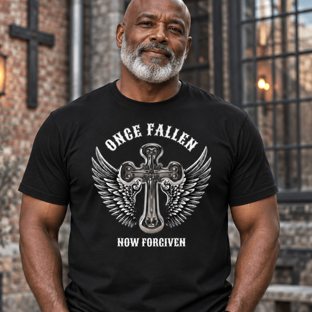 Recovery T-Shirt | Inspiring Sobriety |  Once Fallen Now Forgiven