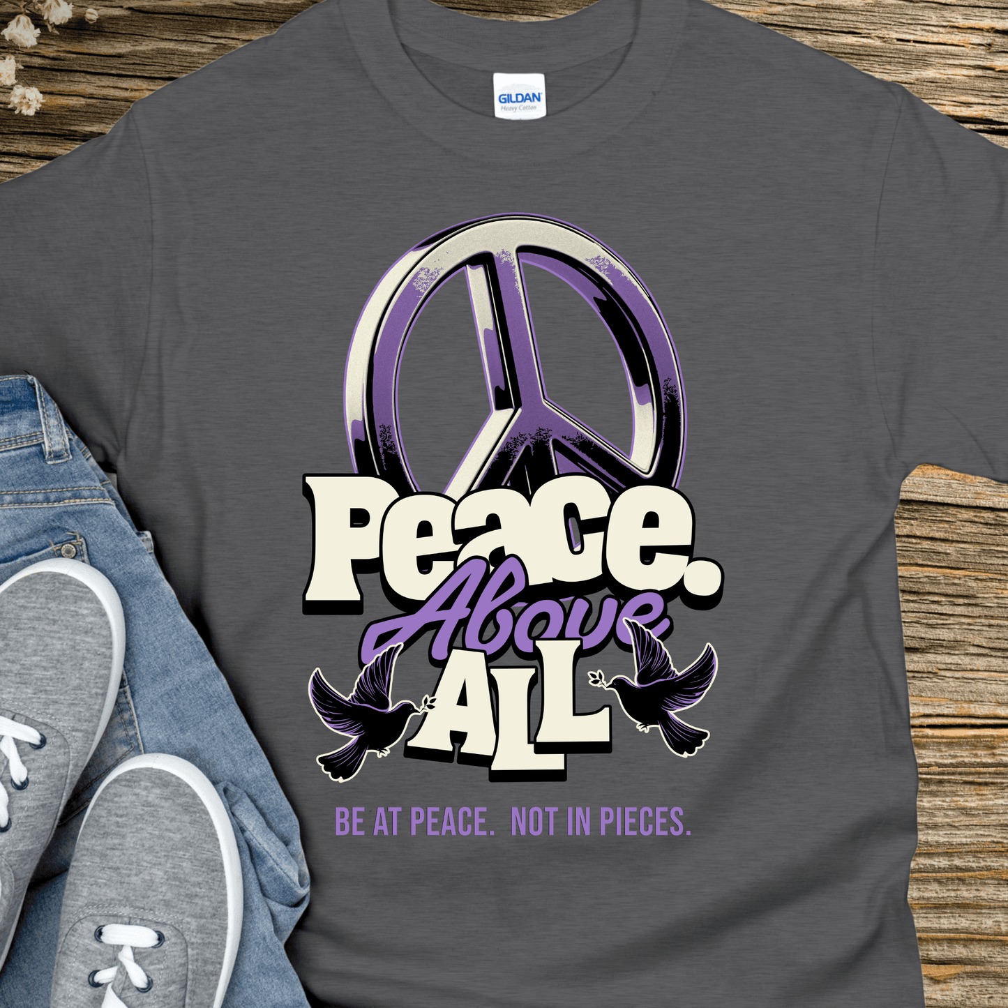 Recovery T-Shirt | Inspiring Sobriety |  Peace Above All
