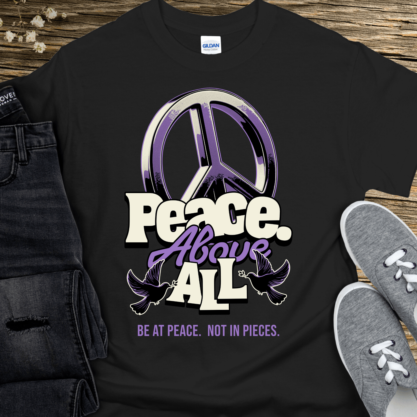 Recovery T-Shirt | Inspiring Sobriety |  Peace Above All