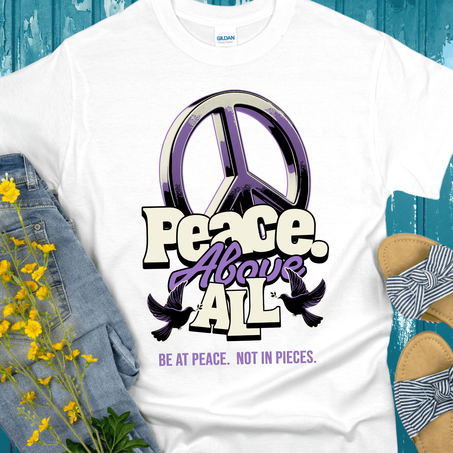 Recovery T-Shirt | Inspiring Sobriety |  Peace Above All