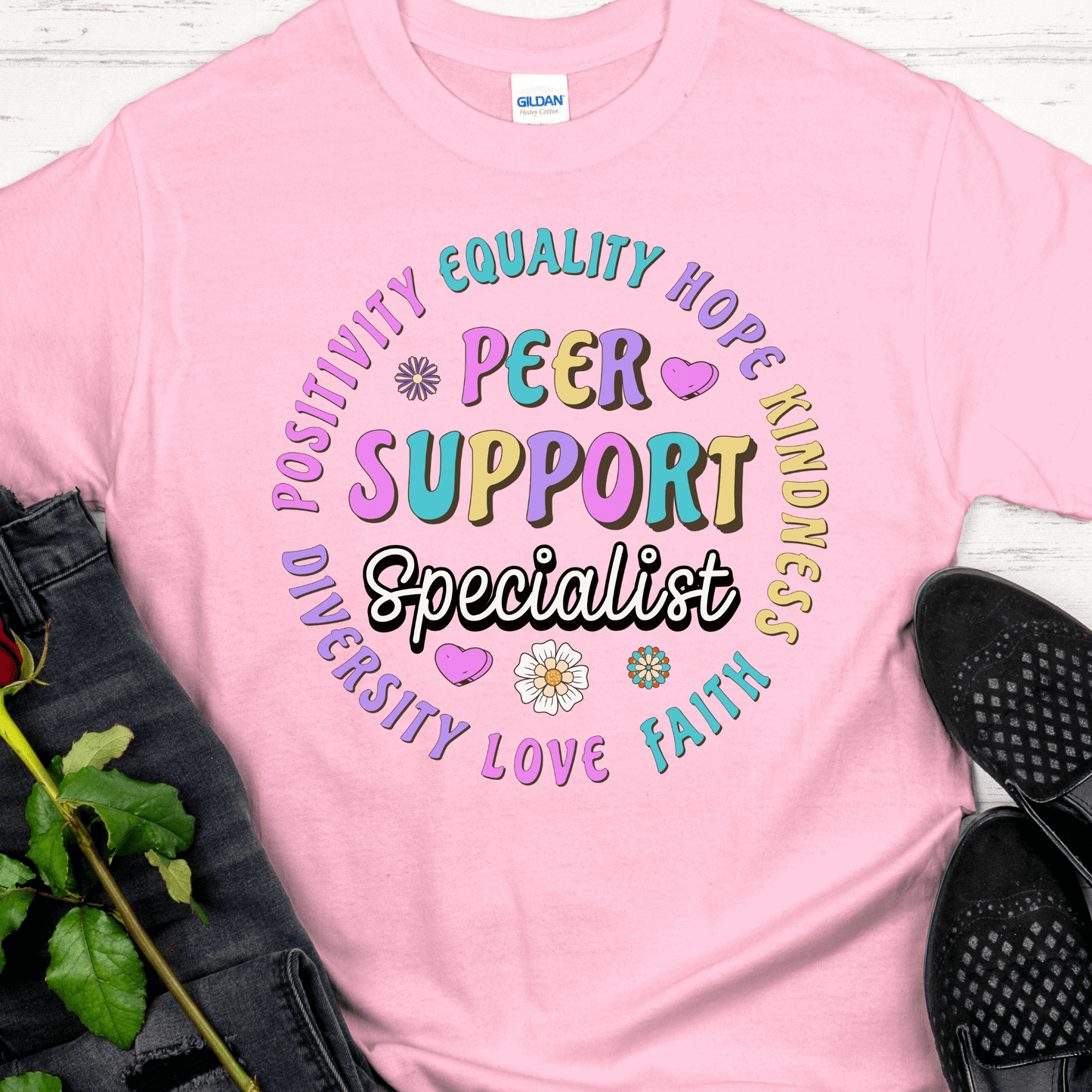 Recovery T-Shirt | Inspiring Sobriety |  Peer Support Specialist