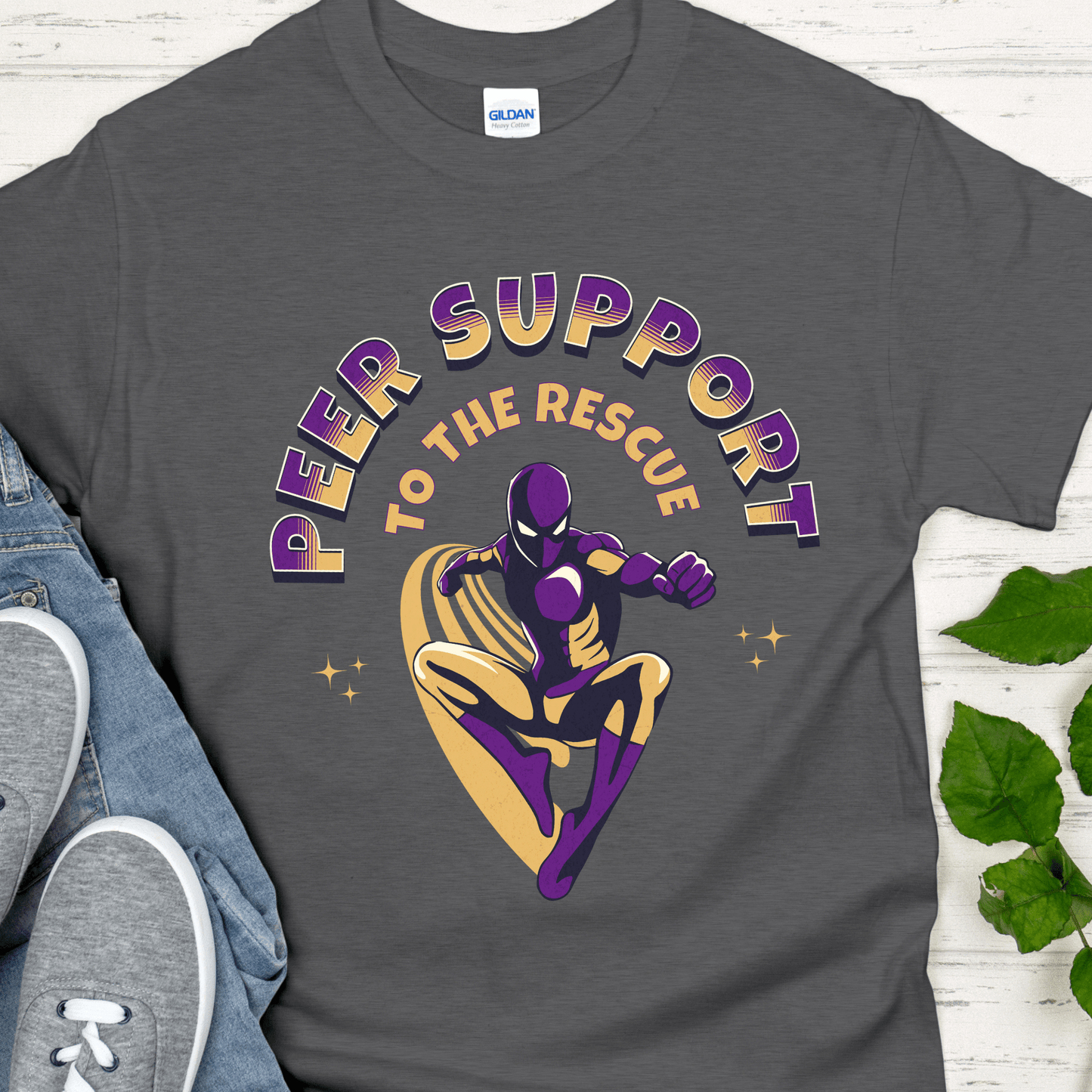 Recovery T-Shirt | Inspiring Sobriety |  Peer Support To The Rescue