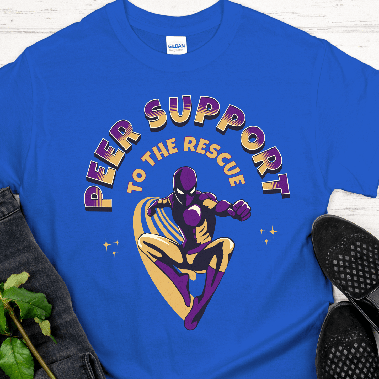Recovery T-Shirt | Inspiring Sobriety |  Peer Support To The Rescue