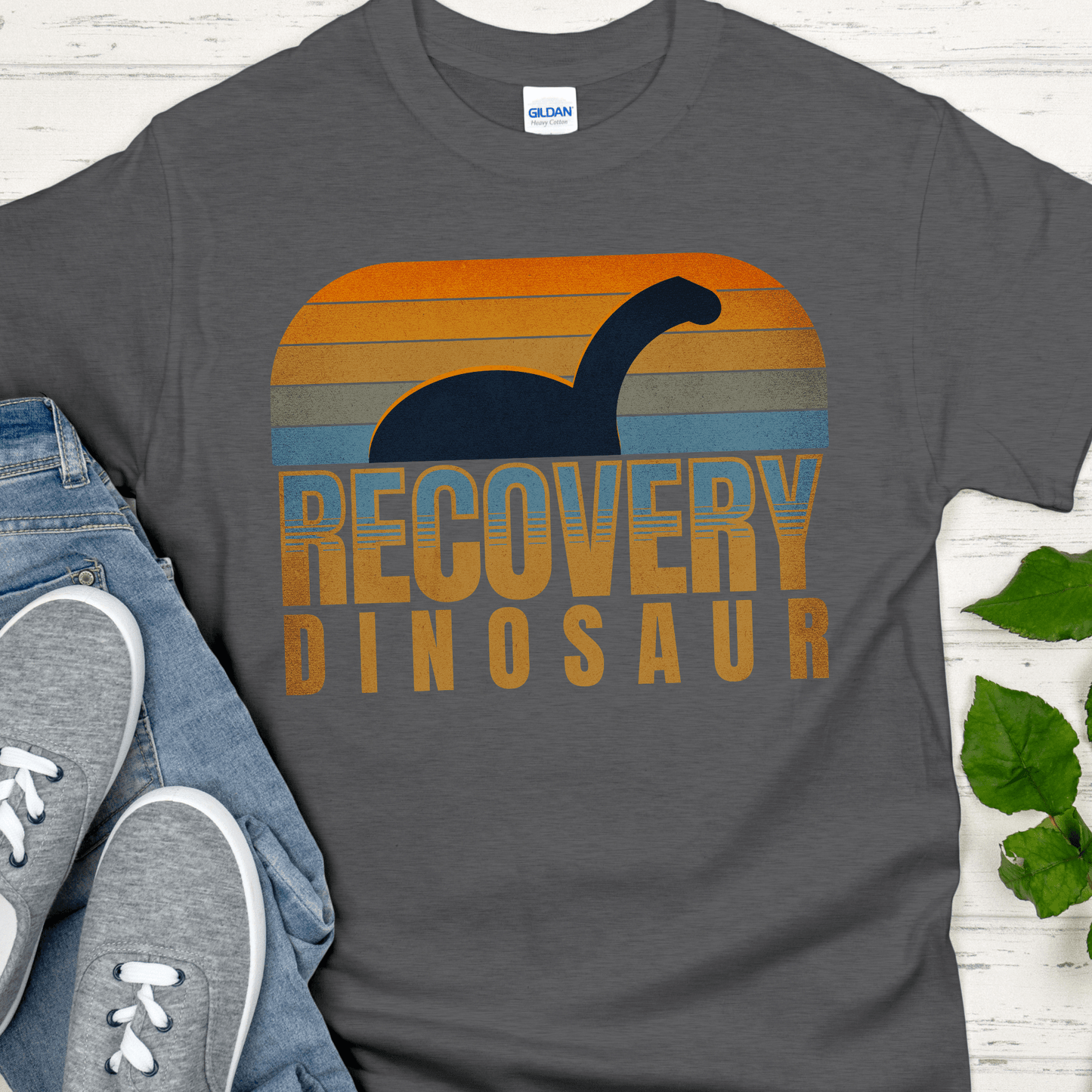 Recovery T-Shirt | Inspiring Sobriety |  Recovery Dinosaur